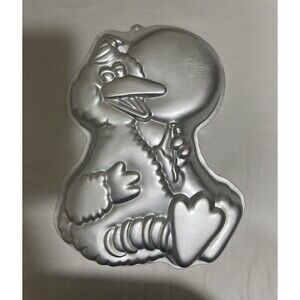 Vintage 1983 Wilton Big Bird Cake Pan Sesame Street Baking Tin Mold Muppets Kids